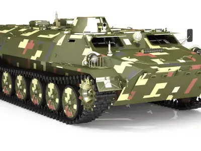 Mtlb u camuflag 3D model