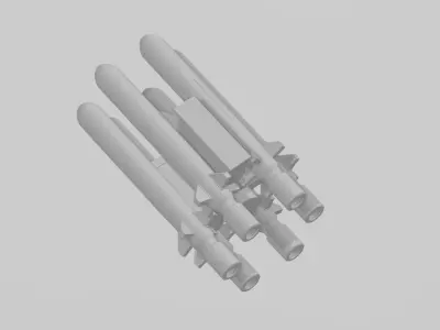 Kalibr Missile Wheel 3D print model