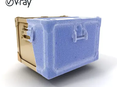 Military Ammo Crate Model Pack Low-poly 3D model