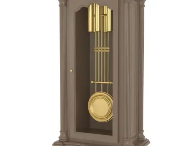 wall clock 3D model