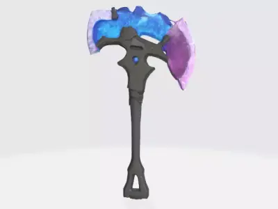 sci-fi axe Low-poly 3D model purchase