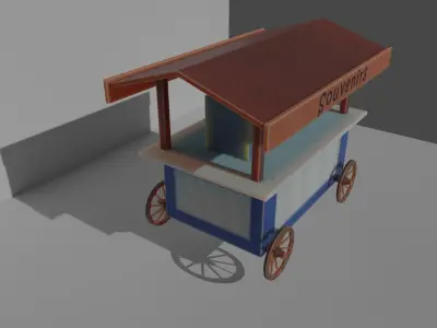 Souvenir stand  3D model