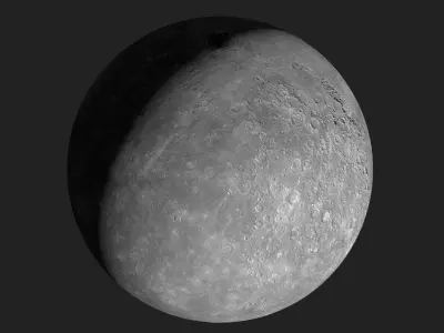  Planet Mercury For Blender 