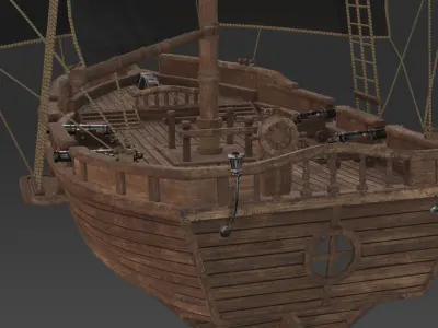Pirate Ship 3D model