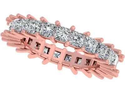 Princess Stone Eternity Band 3D print model purchase
