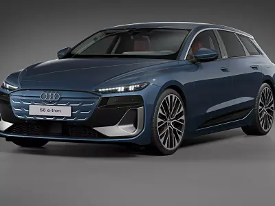 2025 Audi S6 Avant e-tron 3D model