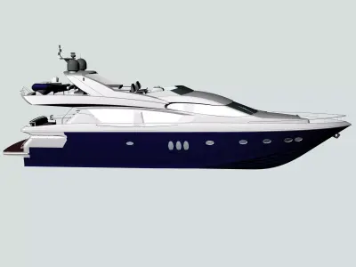 27m Yacht 3D model