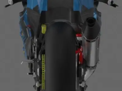 GSX-R 1000 Special Edition Rizla Suzuki Livery 3D model