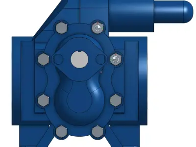 Gear Pump 3D model buy