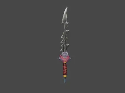 Zeloeman Sword A 68 Low-poly 3D model