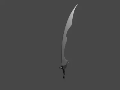 2 hand sword Free 3D model