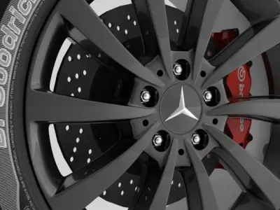 Wheel Mercedes CLS 3 3D model