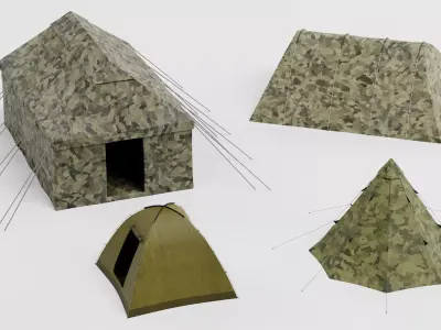 -Tents- 3D model