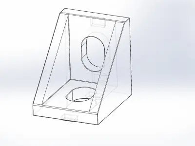 Profile corner 20x20 3D model