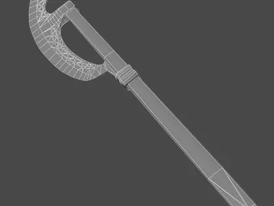 Russian polearm 3D model