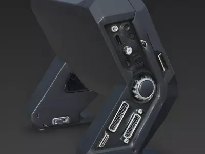 Realistic Sci-Fi Med-Chamber 3D Model Low-poly 3D model