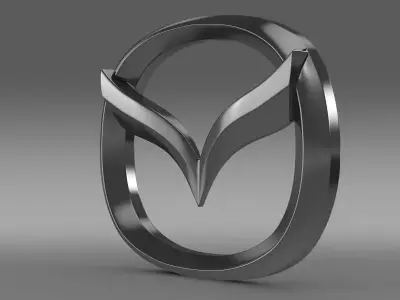 mazda logo 3D model from CGTrader