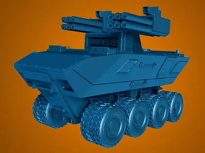 War vehicle for tabletop 3d print 3D print model
