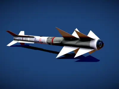 Rafael Python 5 Low-poly 3D model