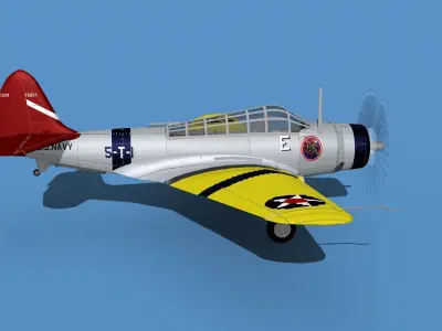Douglas TBD-1 Devestator V03 3D model