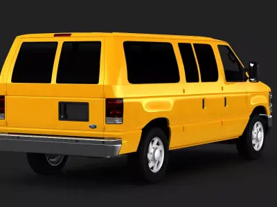 Econoline Wagon 3D model