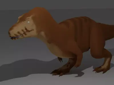 T-Rex Animated and Rigged Free 3D model