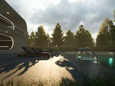 Olympus Cyberhouse Free 3D model