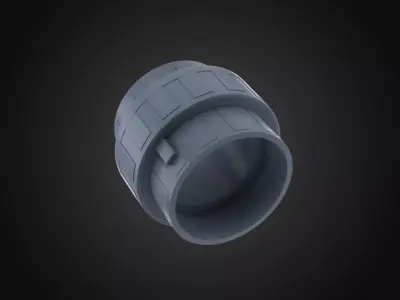 CPVC Pipe Fitting 3D Model Bundle 3D model