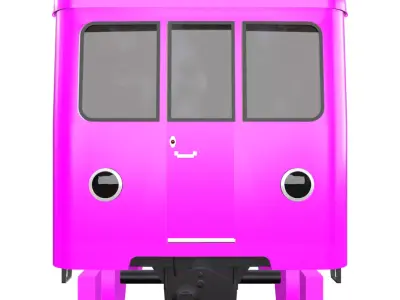 BVG A3L71 U-Bahn  Low-poly 3D model