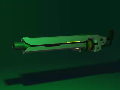 weapon gun 3D model purchase