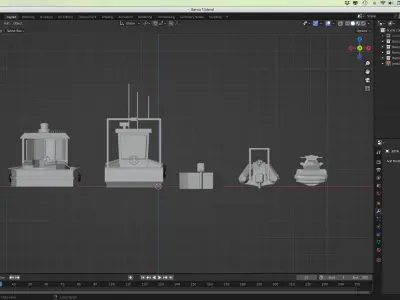 Assets for Roblox Low-poly 3D model