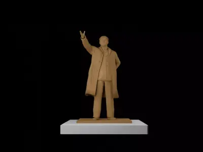 Kim Il Sung Statue aka Mansudae Grand Monument 3D model