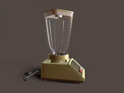 Vintage Blender Low-poly 3D model