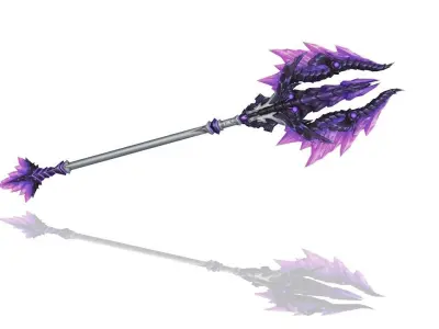 Glorious Spear Low-poly 3D model