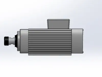 1-5 KW Hertz Spindle Motor 3D model