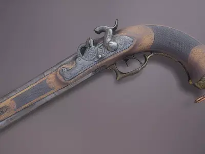 Double trouble Low-poly 3D model