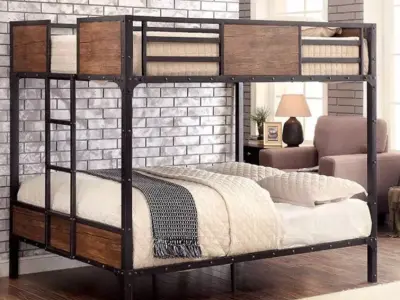 Sousanna Full Over Full Bunk Bed 3D model