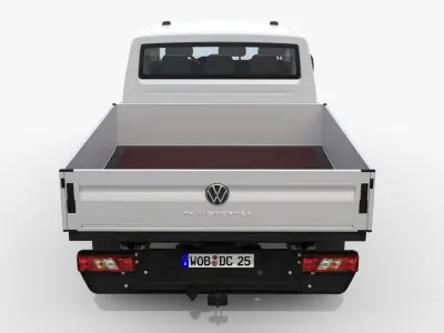 VW Transporter 2025 Double Cab 3D model