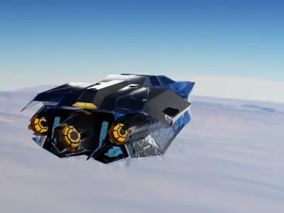 Sprinter Mk3 Low-poly 3D model