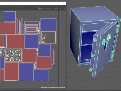 Safe Box 2 Low-poly 3D model