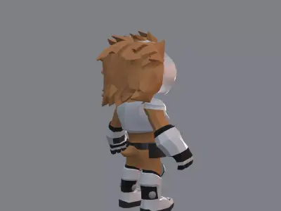 Shady The HedgeHorg Low-poly 3D model