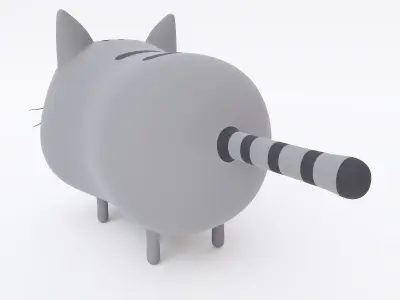 Cat 3d model 3D model buy