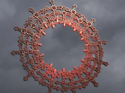 Vortex Golden Ring 7 3D model