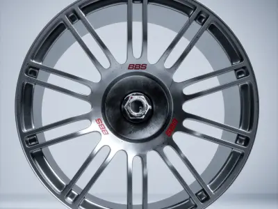 BBS - RE594 RE595 Low-poly 3D model