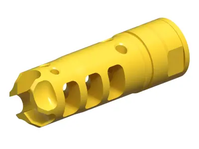 Muzzle Brake Lantac Dragon 3D model