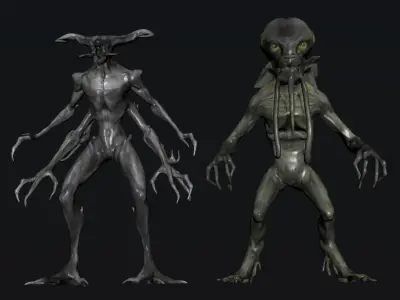 Creature Monsters 3D model purchase