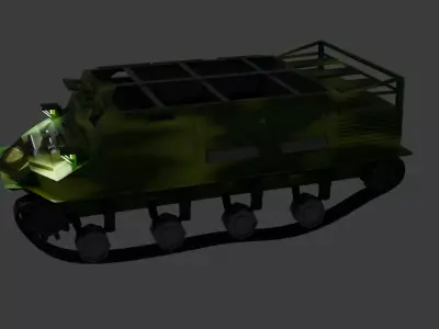 Low-Poli Plastun SN 3D model