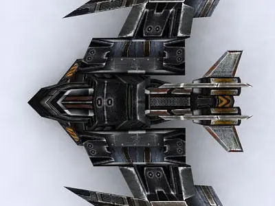 3DRT - Sci-Fi Forces - Bomber 3  Low-poly 3D model