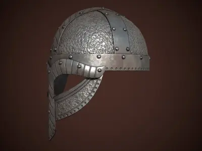 Viking Helmet 03 Low-poly 3D model