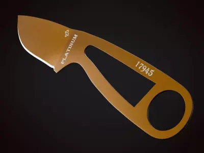Knife 1 F Low-poly 3D model